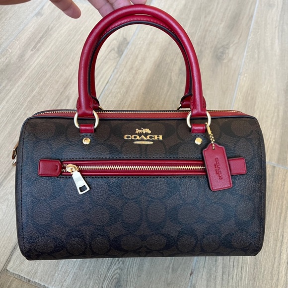 Coach Rowan Satchel In Signature Canvas - Picture 4 of 10